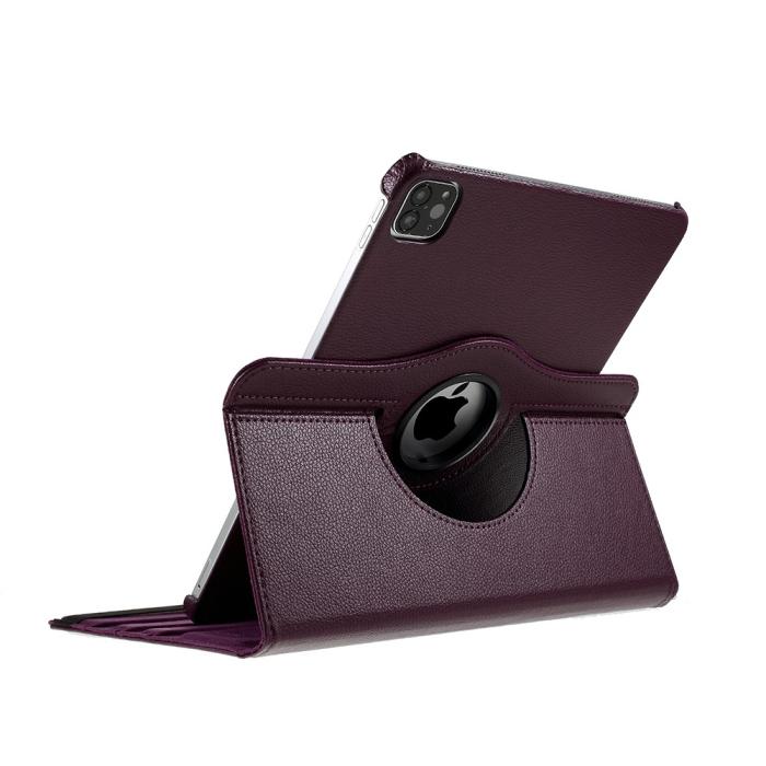 Bild 4, iPad Pro 12.9 (2018/2020) - 360° Rotation Fodral - Lila