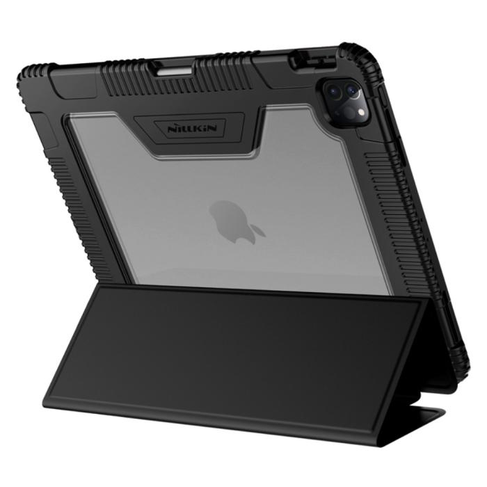 Bild 5, iPad Pro 12.9 (2018/2020) - NILLKIN Tri-Fold Fodral - Svart