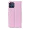 Samsung Galaxy A03 Fodral Litchi Läder Ljus Rosa