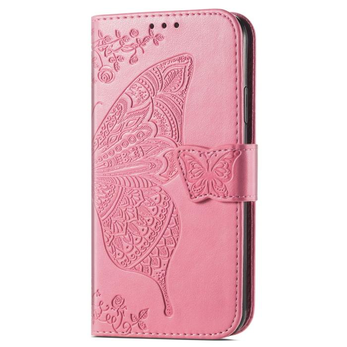 Bild 2, Samsung Galaxy A53 5G Fodral Butterfly Rosa