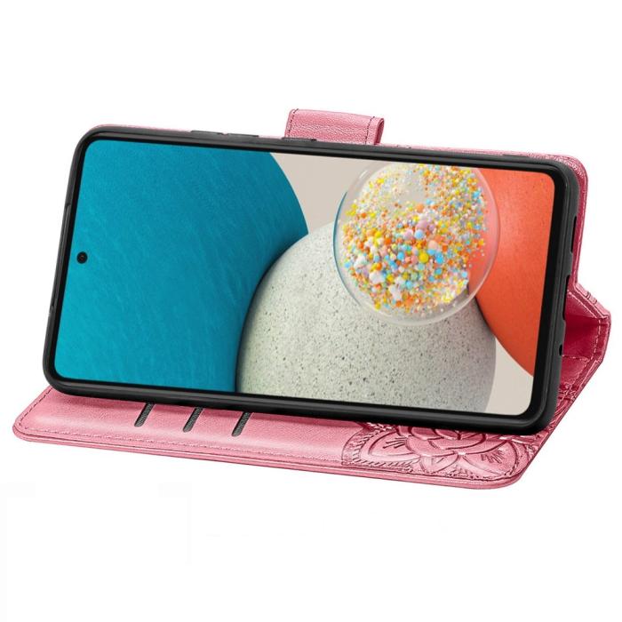 Bild 5, Samsung Galaxy A53 5G Fodral Butterfly Rosa