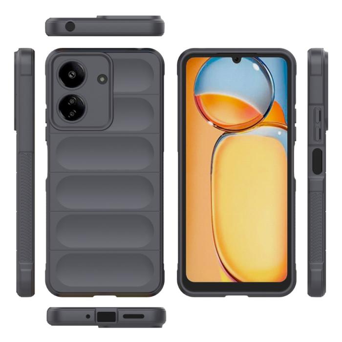 Bild 6, Xiaomi Redmi 13C 4G Skal Magic Shield Mörk Grå