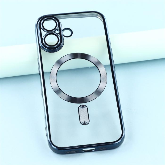 Bild 6, iPhone 17 Skal MagSafe Electroplated TPU Blå