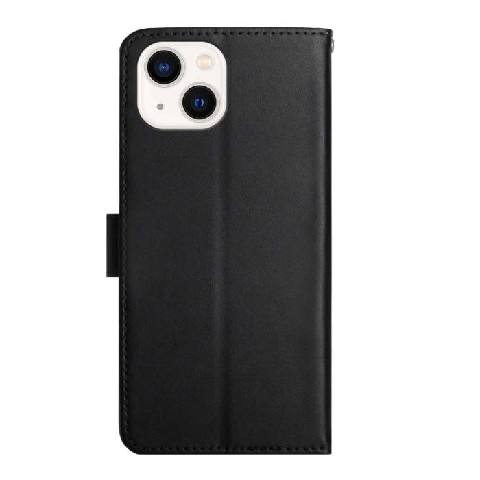 Bild 3, iPhone 14 Plus Fodral Premium Äkta Läder Svart
