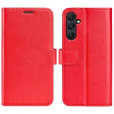 Samsung Galaxy A26 5G Fodral Crazy Horse L&auml;der R&ouml;d