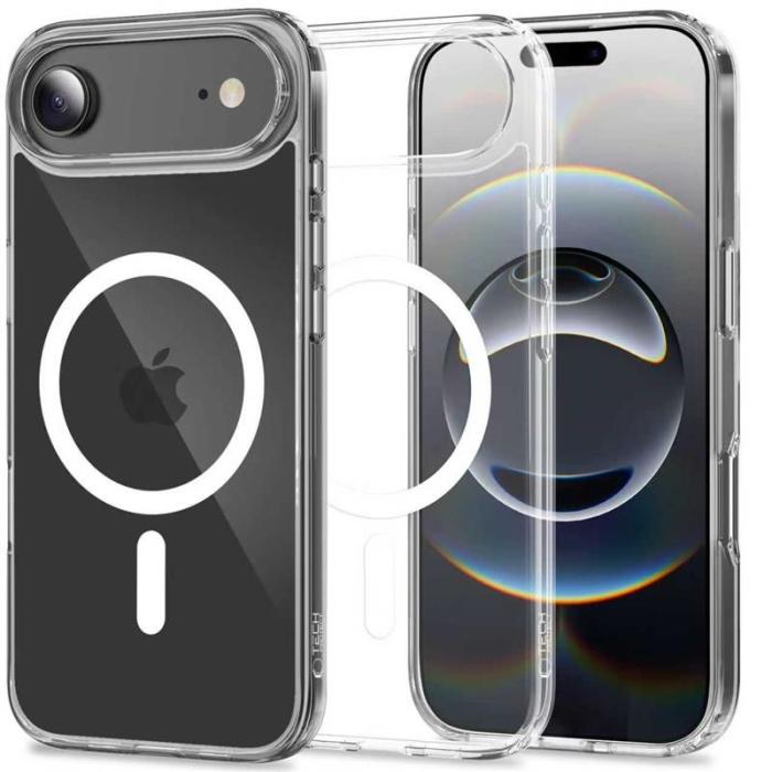 Bild 1, Tech-Protect iPhone Air Skal MagSafe FlexAir Hybrid Transparent