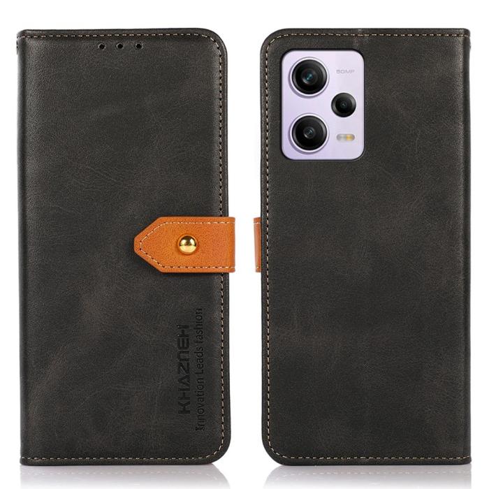 Bild 1, KHAZNEH Xiaomi Redmi Note 12 Pro 5G Fodral Dual-Color Svart