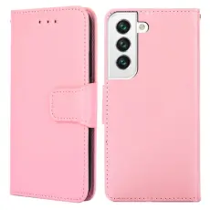 Samsung Galaxy S23 Plus Fodral Läder Ljus Rosa
