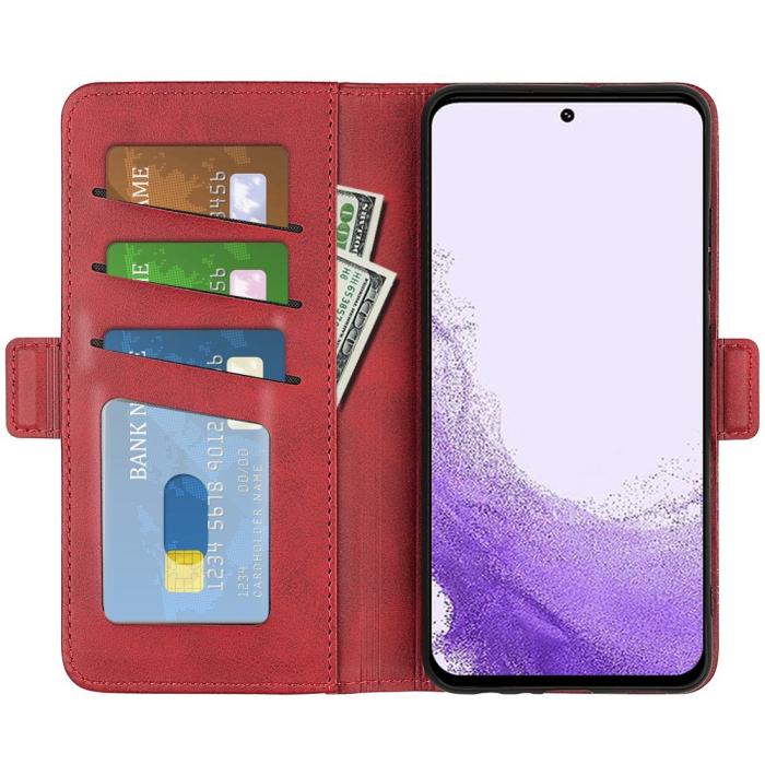 Bild 2, Samsung Galaxy S23 Fodral Med Magnetisk Stängning Röd