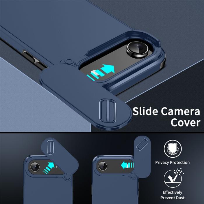 Bild 3, iPhone Air Skal Hybrid Armor CamCover Blå