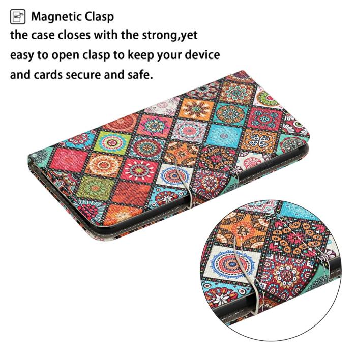 Bild 4, Samsung Galaxy S26 Fodral Med Tryck Mandala Blommor