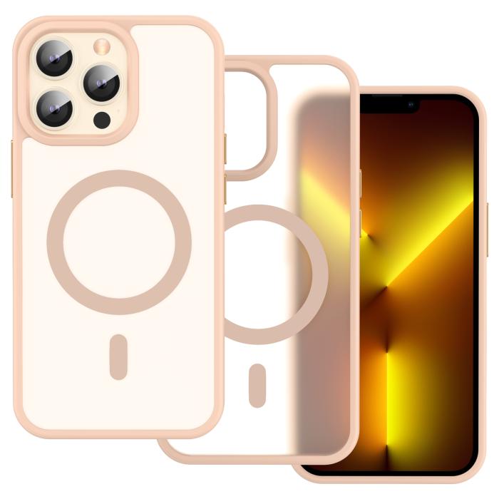 Bild 2, ColorPop iPhone 13 Pro Max Skal CH MagSafe Matt Rosa