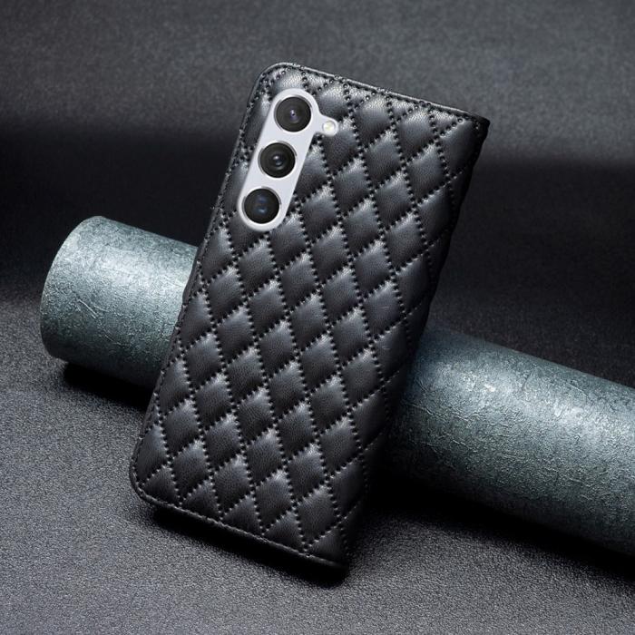 Bild 6, Samsung Galaxy S24 Fodral Diamond Läder Svart