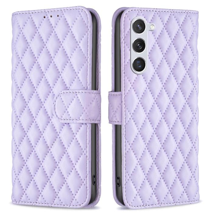 Bild 1, Samsung Galaxy S24 Fodral Diamond Läder Lila