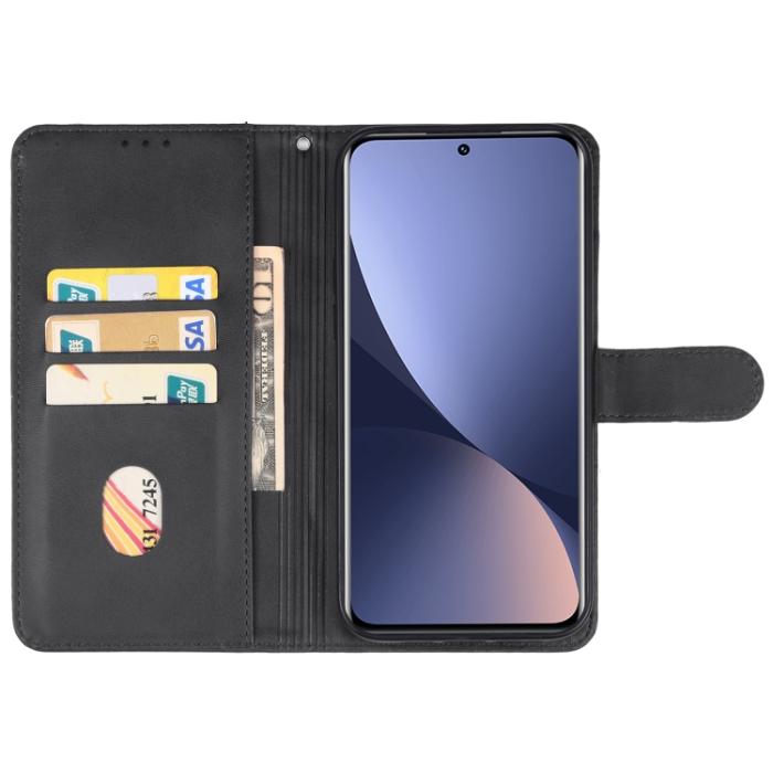 Bild 3, Xiaomi 13 5G Fodral Solid Läder Svart