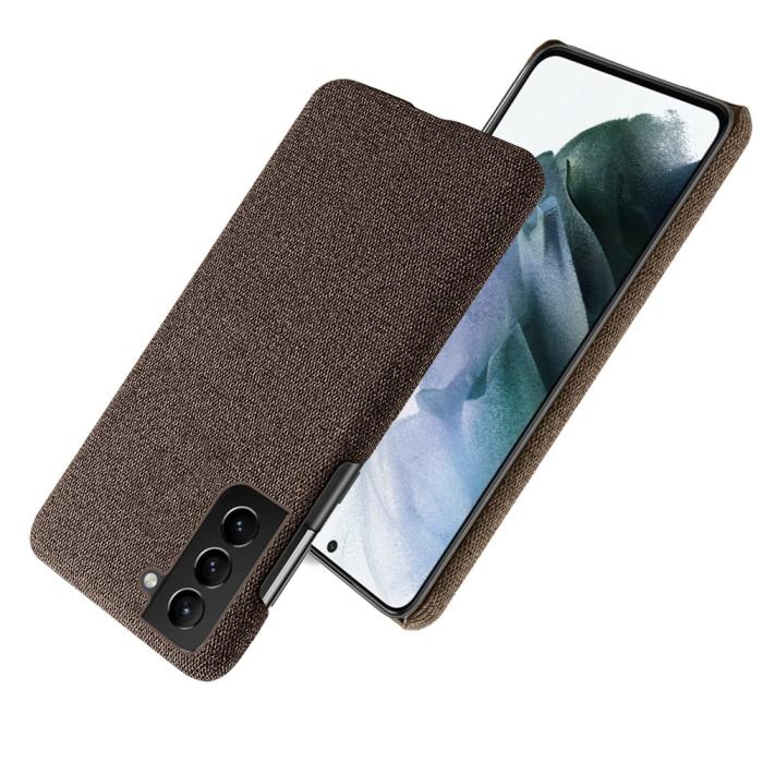 Bild 6, KSQ Samsung Galaxy S22 Plus Skal Tygbelagt Brun