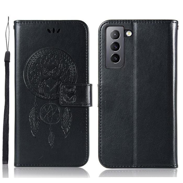 Bild 1, Samsung Galaxy S22 Plus Fodral Owl Dreamcatcher Svart