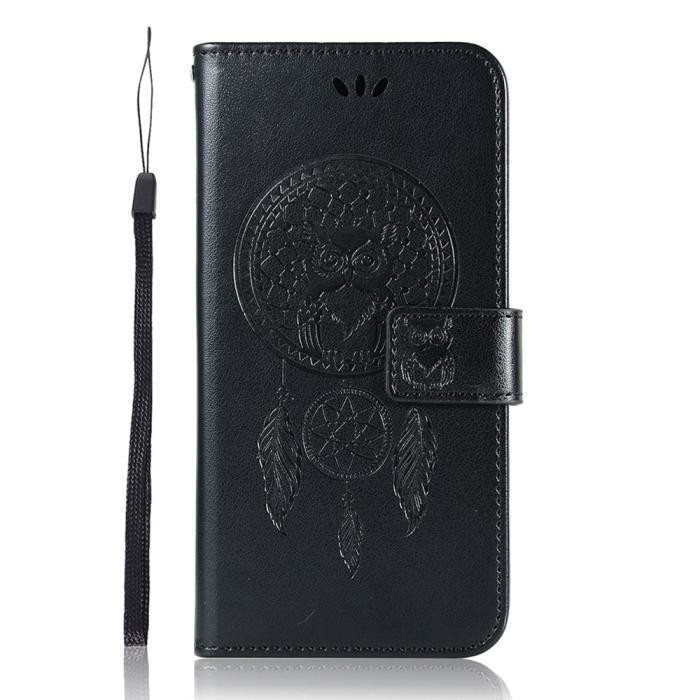 Bild 2, Samsung Galaxy S22 Plus Fodral Owl Dreamcatcher Svart