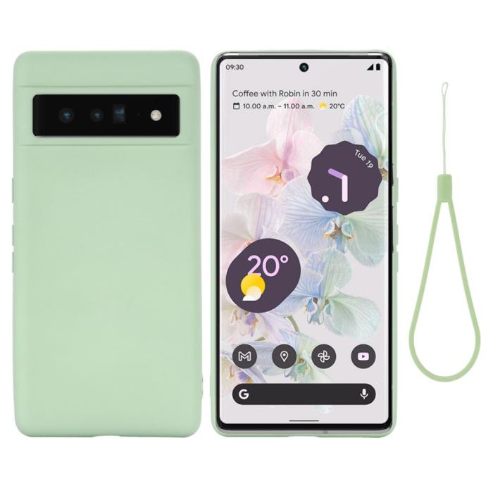 Bild 1, Google Pixel 7 Pro Skal Liquid Silikon Grön