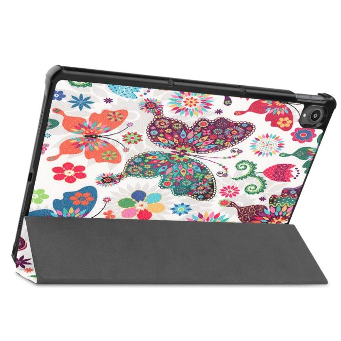Bild 5, Lenovo Tab P11 / P11 Plus - Tri-Fold Läder Fodral - Fjärilar