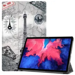 Lenovo Tab P11 / P11 Plus - Tri-Fold Läder Fodral - Eiffeltornet