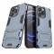 iPhone 13 Pro - Armor Hybrid Skal Kickstand - Navy Blue