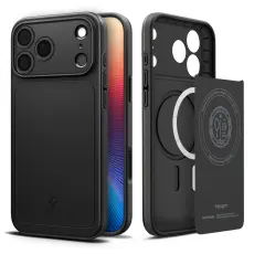 Spigen iPhone 17 Pro Skal MagSafe Thin Fit Svart