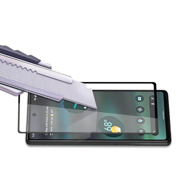 Bild 5, AMORUS Google Pixel 6A 2-PACK Skärmskydd Heltäckande