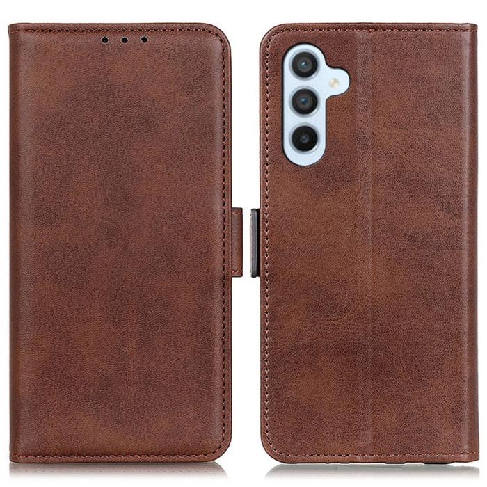 Bild 1, Galaxy A34 5G Fodral Med Magnetisk Stängning Brun