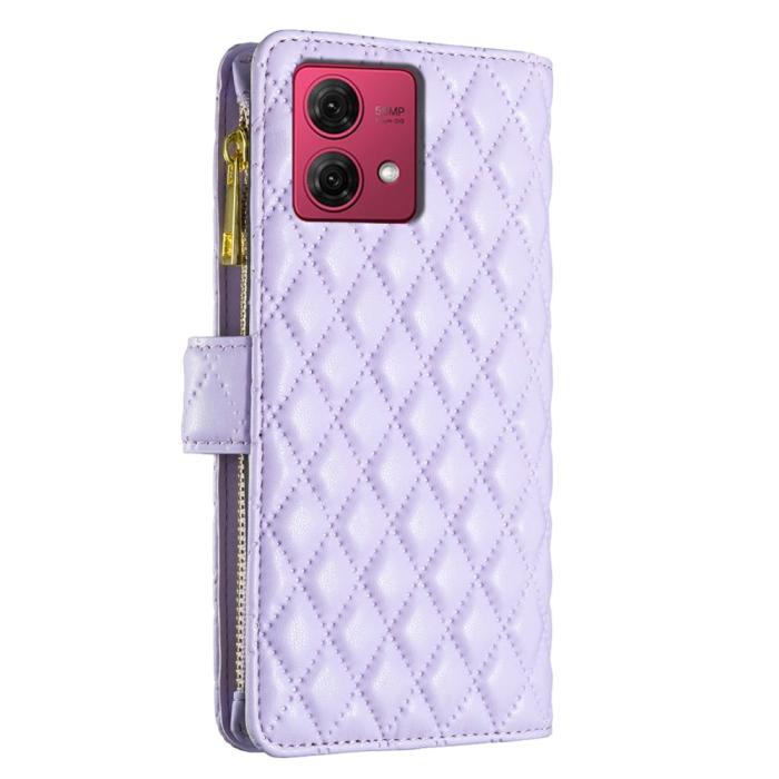 Bild 6, Motorola Moto G84 5G Fodral Multifunktionell Diamond Lila