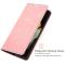 Samsung Galaxy S22 Ultra Fodral Flip Läder Ljus Rosa