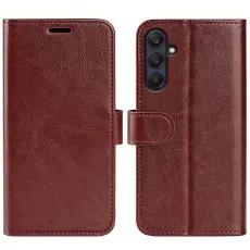 Samsung Galaxy A26 5G Fodral Crazy Horse L&auml;der Brun