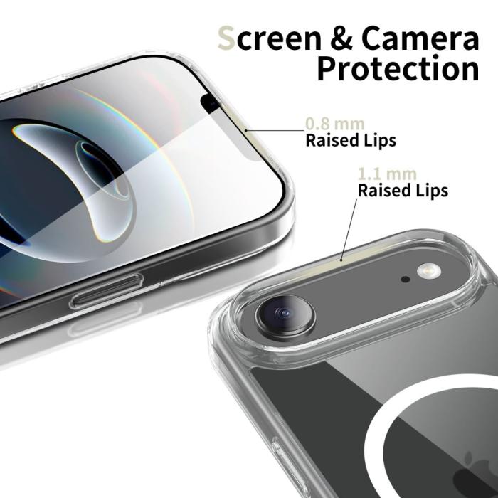 Bild 5, Tech-Protect iPhone Air Skal MagSafe FlexAir Hybrid Transparent