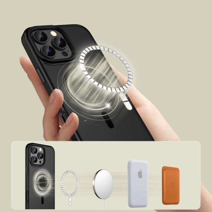 Bild 3, Tech-Protect iPhone 16 Pro Max Skal MagSafe MagMat Matt Svart