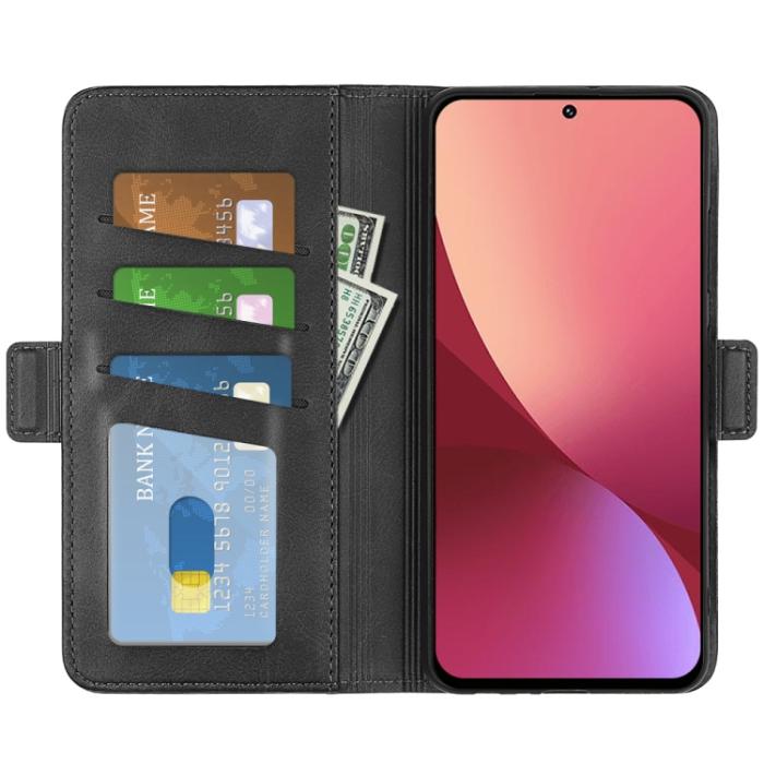 Bild 4, Xiaomi 12 Pro Fodral Magnetisk Stängning Svart