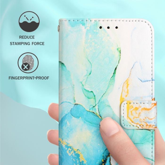 Bild 6, Xiaomi Redmi 10C Fodral Marmor Grön