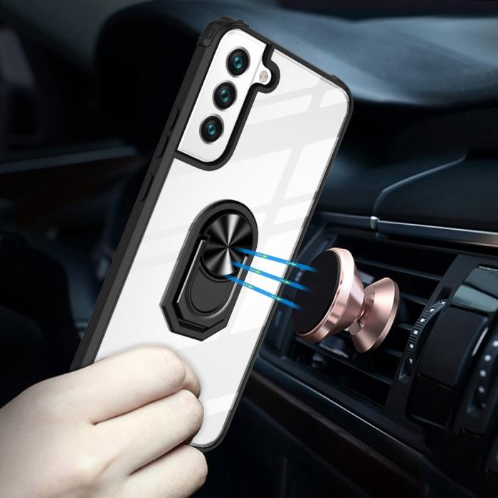 Bild 4, Samsung Galaxy S23 Plus Skal Ring Hybrid Röd