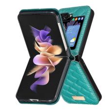 Galaxy Z Flip 6 / 7 FE Skal Diamond Textur Grön