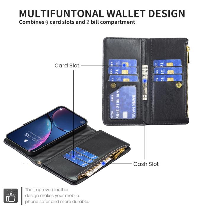 Bild 5, BINFEN Google Pixel 11 / 11 Pro Fodral Diamond Multifunktionell
