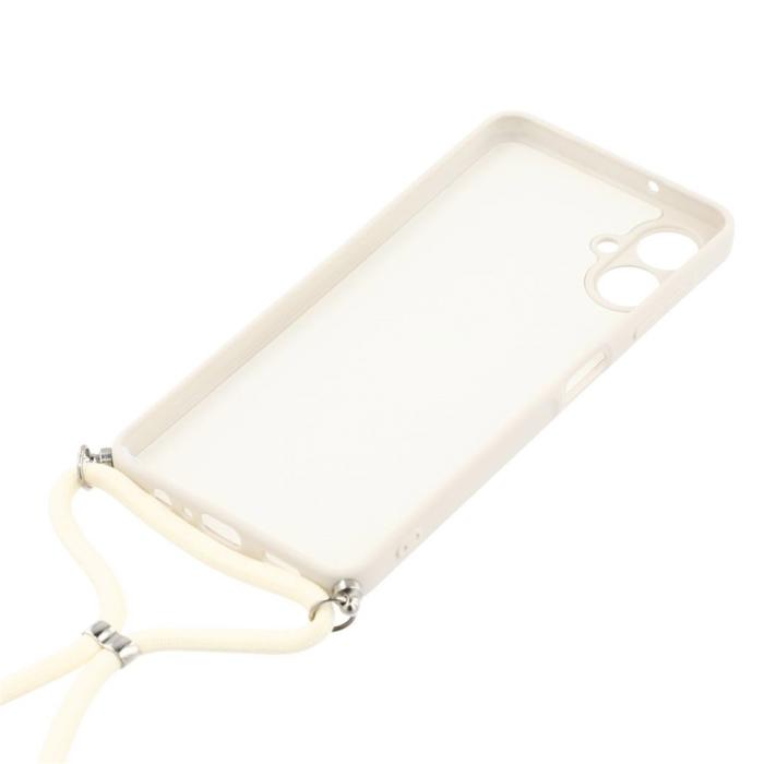 Bild 5, Samsung Galaxy A07 Skal TPU Med Mobilsnöre Vit