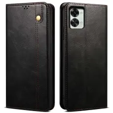 OnePlus Nord 2T 5G Fodral Flip Crazy Horse Svart