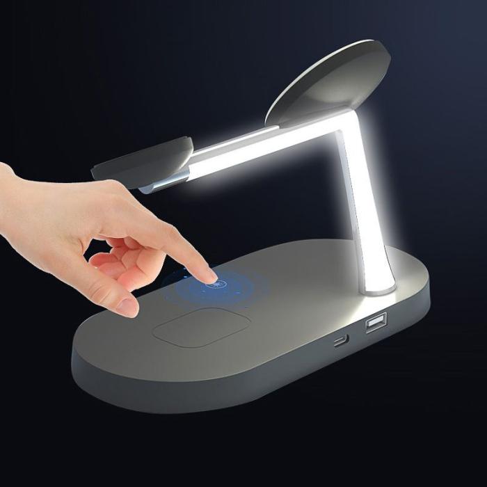 Bild 6, Tech-Protect 15W 3in1 LED Magnetisk MagSafe Laddare Svart