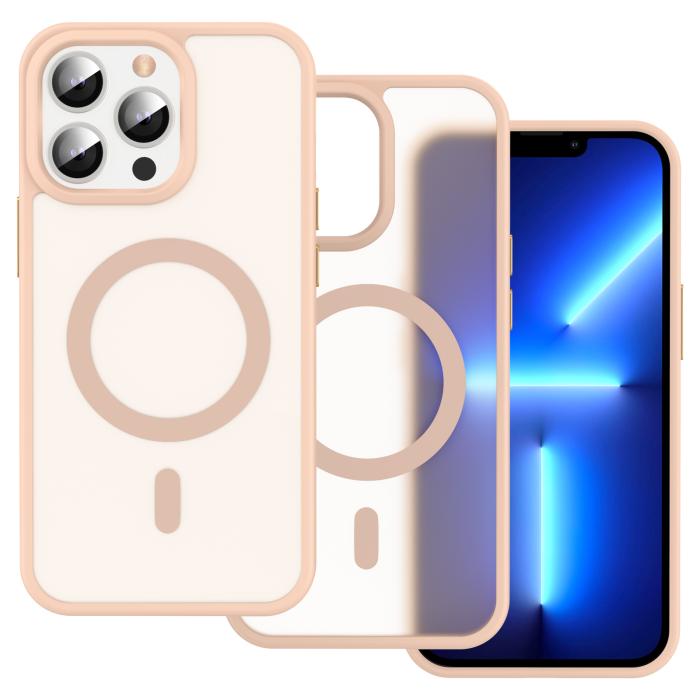 Bild 2, ColorPop iPhone 13 Pro Skal CH MagSafe Matt Rosa