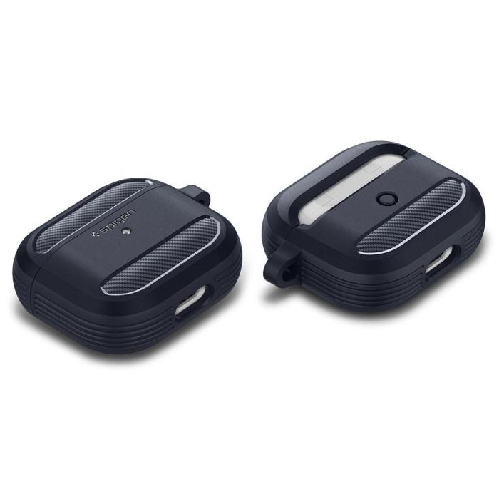 Bild 6, Spigen Apple AirPods 3 (2021) Skal Rugged Armor Charcoal Grey