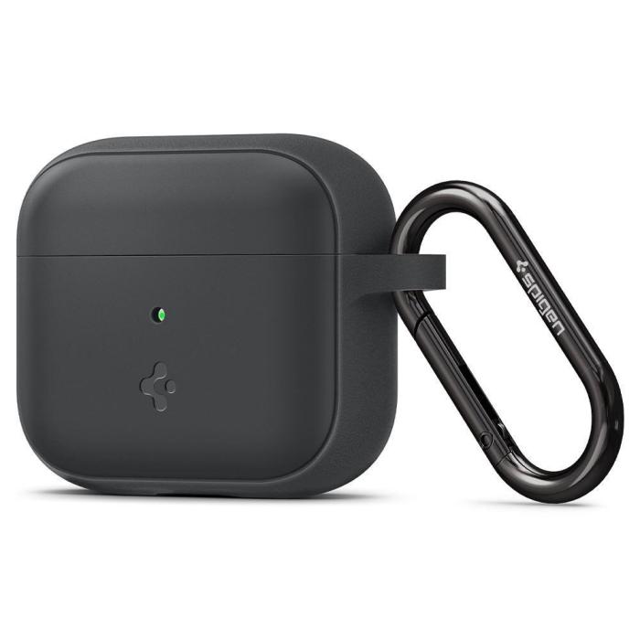 Bild 1, Spigen Apple AirPods 3 (2021) Skal Silikon Fit Charcoal
