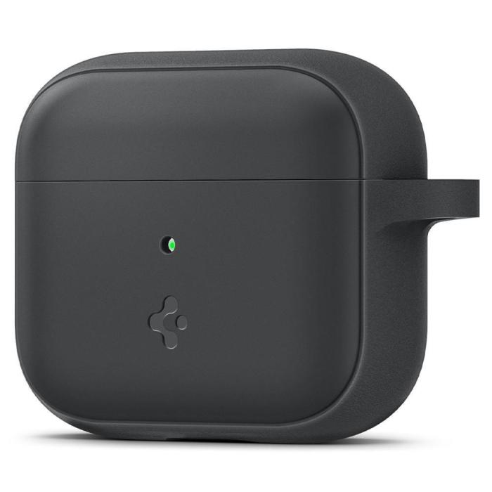 Bild 2, Spigen Apple AirPods 3 (2021) Skal Silikon Fit Charcoal