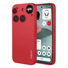 ENKAY Nothing Phone 3 Skal Silikon R&ouml;d