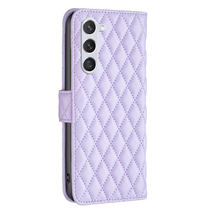Bild 5, Samsung Galaxy S24 Fodral Diamond Läder Lila