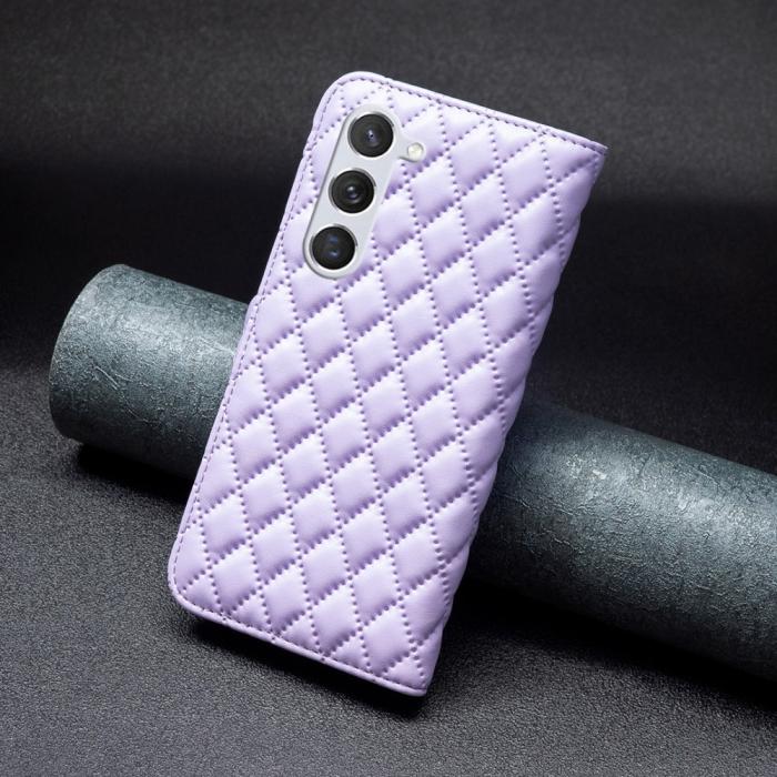 Bild 6, Samsung Galaxy S24 Fodral Diamond Läder Lila