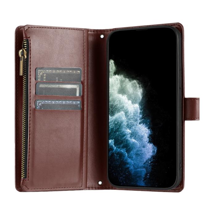 Bild 3, Samsung Galaxy S26 Ultra Fodral Multifunktionellt Läder Brun